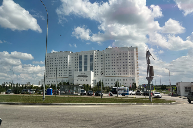 Новое здание больницы им. Семашко в Симферополе.