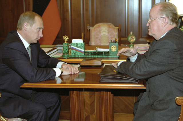 Владимир Путин и Виктор Геращенко.