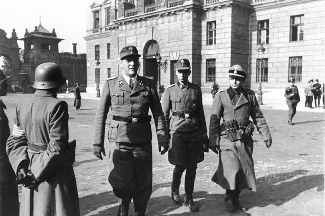 Отто Скорцени в Будапеште, октябрь 1944 г.