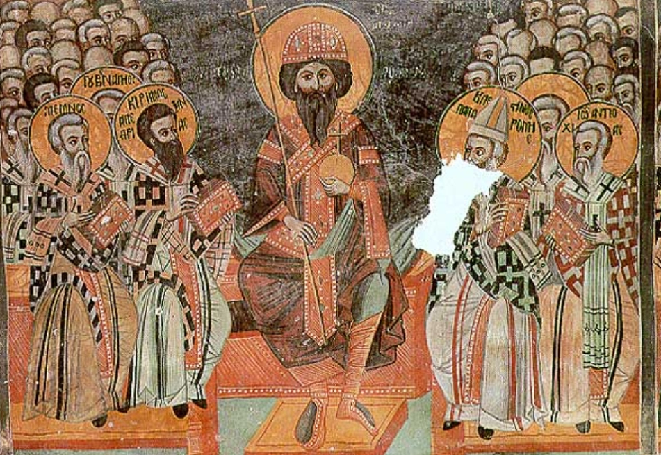 Третий Собор - часть оригинальной иконы была утеряна.