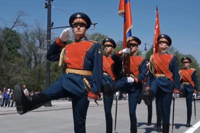 Парад Победы во Владикавказе.