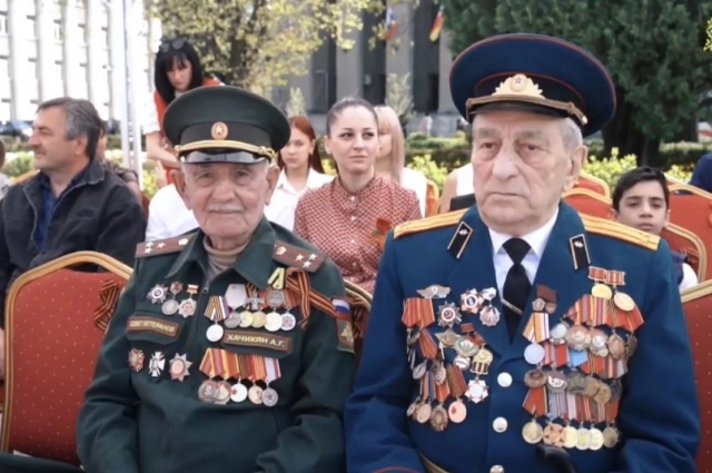 Парад Победы во Владикавказе.