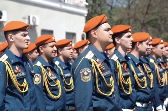 Парад Победы во Владикавказе.