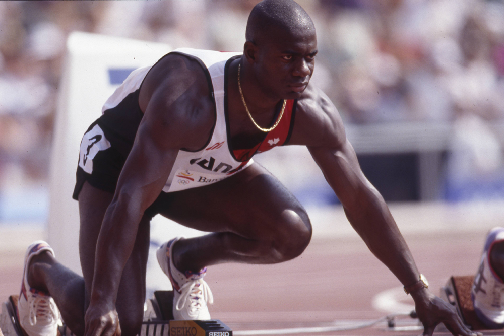 Бен Джонсон на Олимпийских играх в Барселоне, 1992 г.