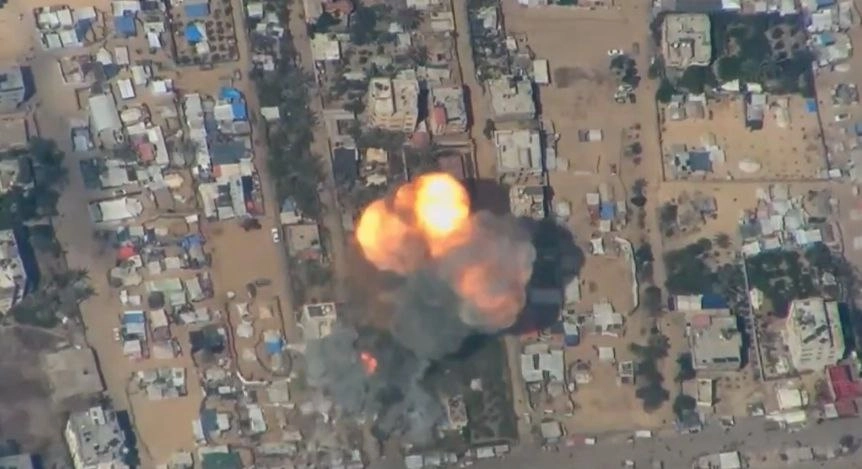 Удар по Газе.