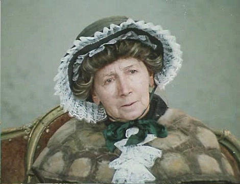 Рина Зеленая в роли черепахи Тортиллы.