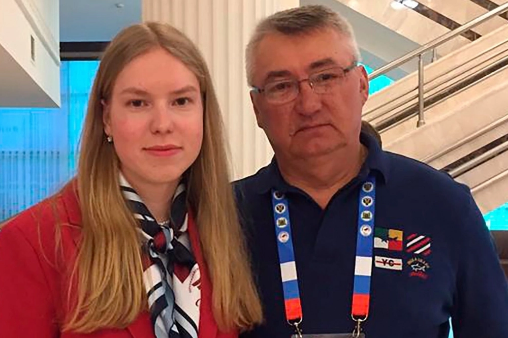 Варварах с тренером.