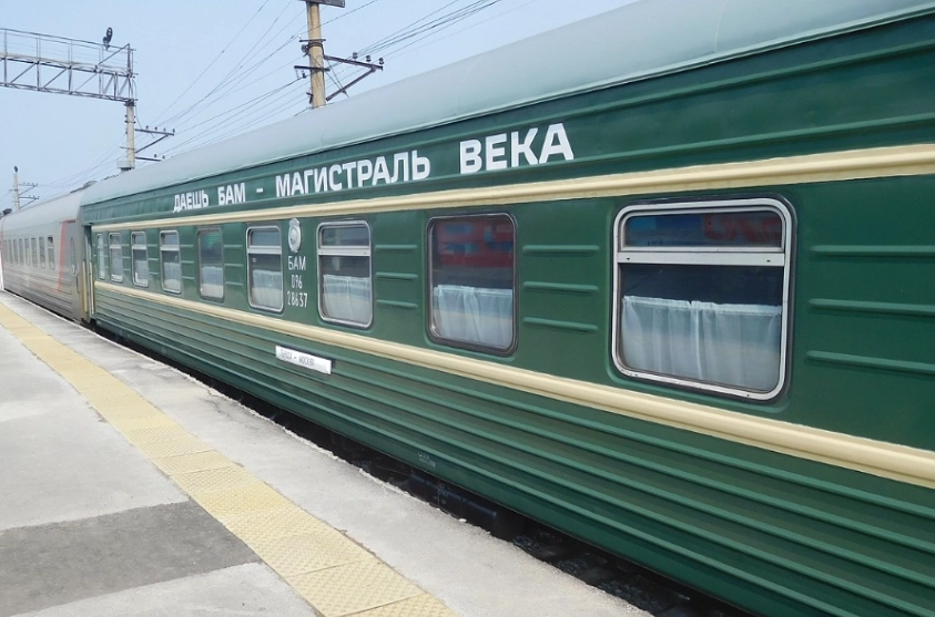 На этом самом вагоне Иван Варшавский прибыл в Тынду.