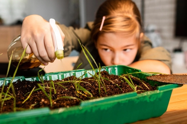 Начать можно с зелени.