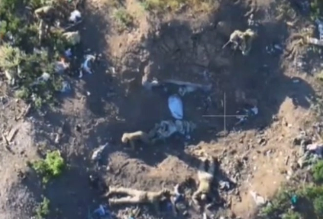 Взятие в плен украинских военных.