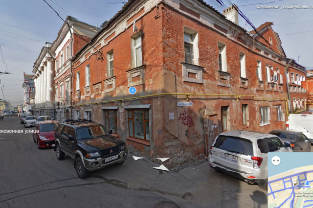 Переулок Рыбный 5/9 в Нижнем Новгороде.