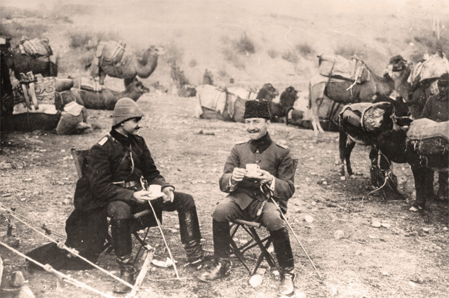 1915 г. турецкие военные.