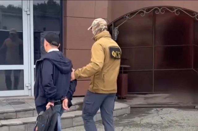 Кадры ареста Айрата Газимзянова.