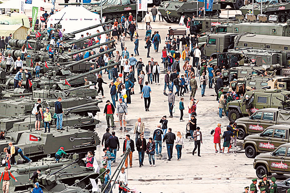 За короткий срок форум «Армия» стал одной из главных мировых военных выставок.