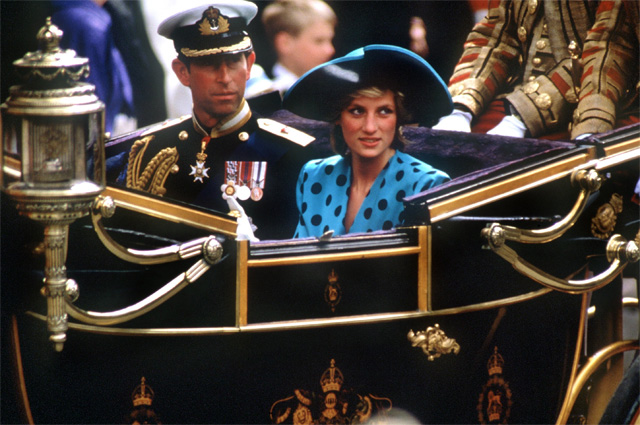 Принц Уэльский Чарльз с супругой принцессой Дианой