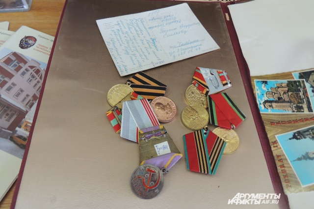Родственники героя отдали в музей и награды, и письма, и грамоты, и удостоверения Георгия Фёдоровича
