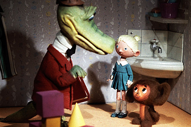 Кадр из мультфильма Чебурашка и крокодил Гена, 1972 год