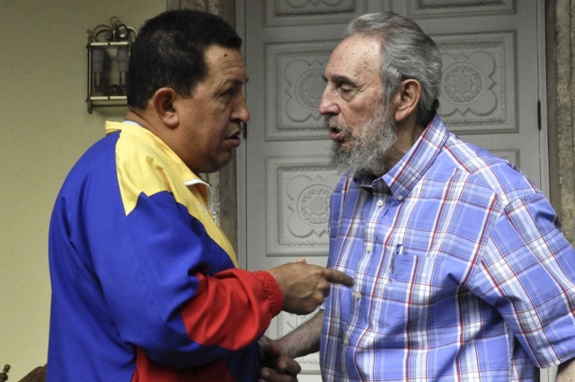 Фидель Кастро и Уго Чавес