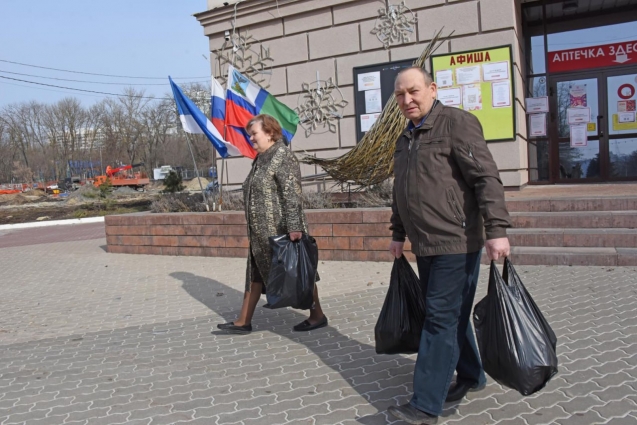 В Белгороде грайворонцы могут получить продуктовые наборы в ЦКР 