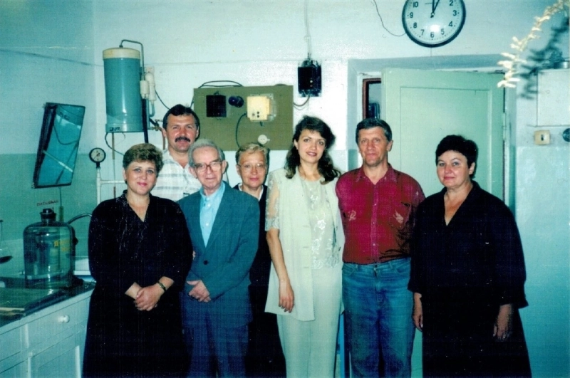 В лаборатории котельной Моторного завода, Ульяновск, 1985 год.