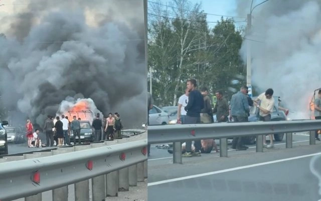 Место трагедии на Марпосадском шоссе.