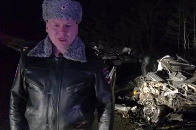 Иван Путков работал на месте ДТП.