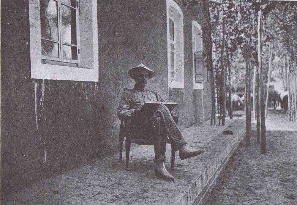 Полковник Маннергейм в русском консульстве, Кашгар, сентябрь 1906 г.