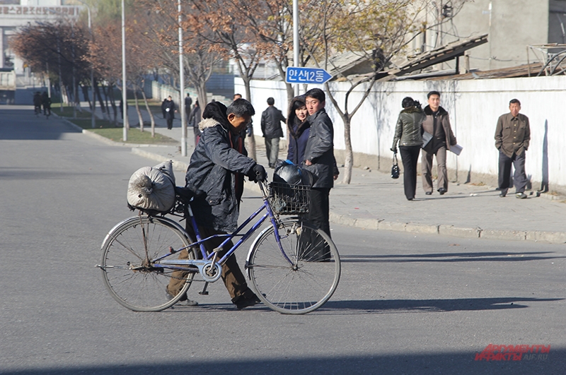 Для корейца велосипед основной вид транспорта