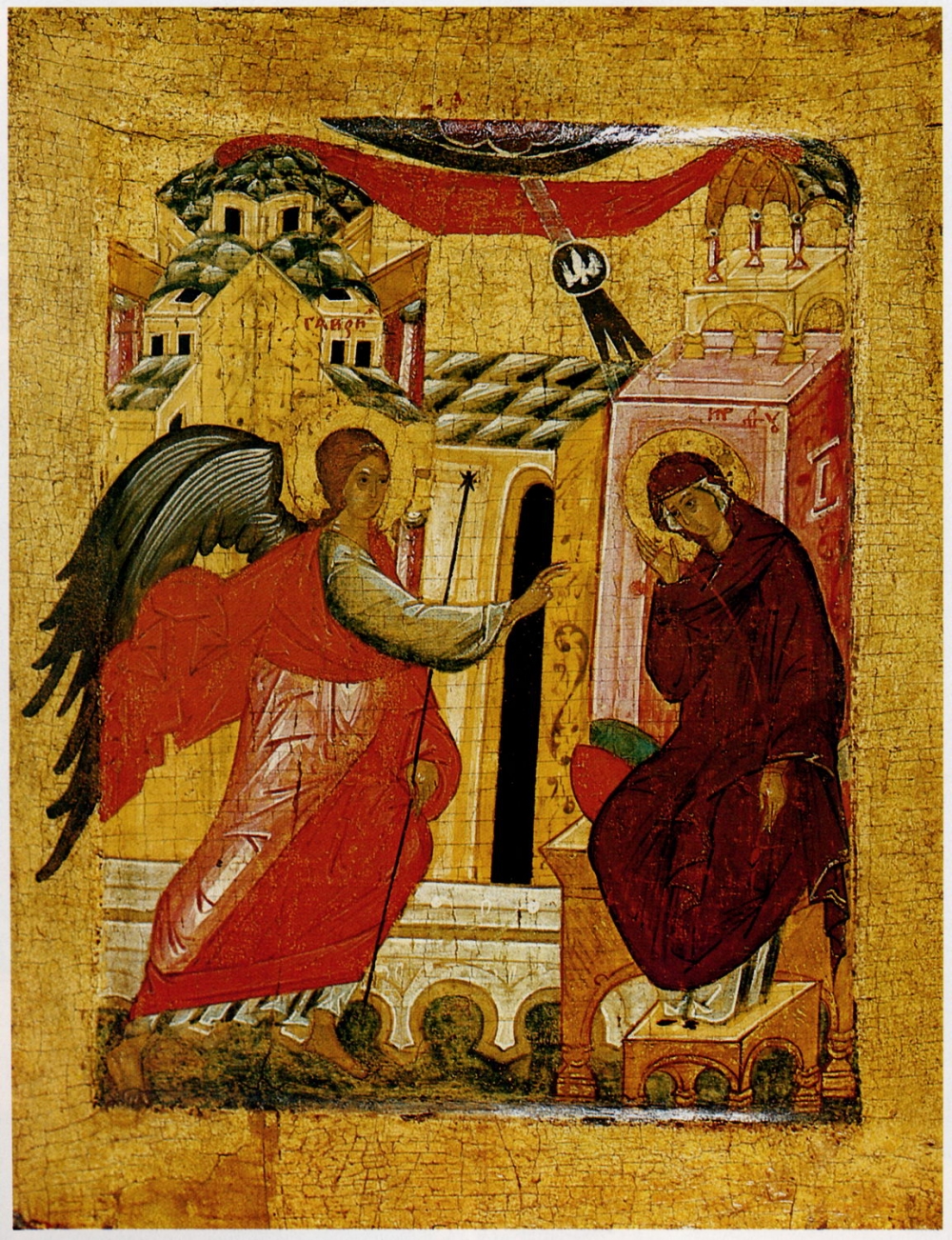 Икона Благовещение (Суздаль, XV век)