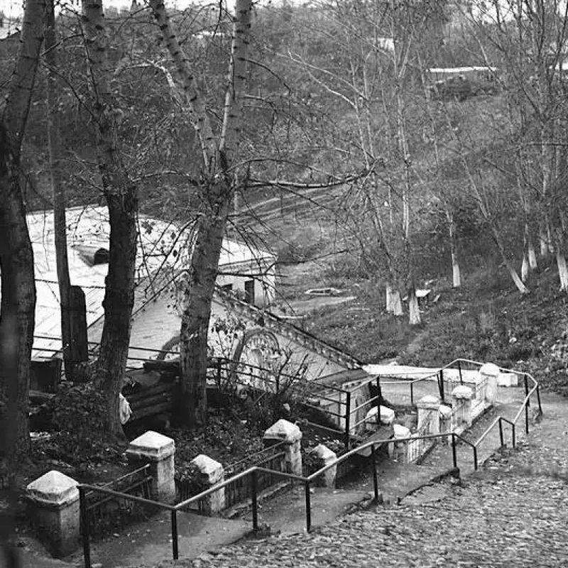 Давингофские бани в Березуйском овраге в Калуге. 
