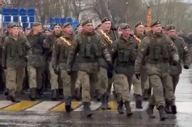 Хабаровск: репетиция парада 2 мая