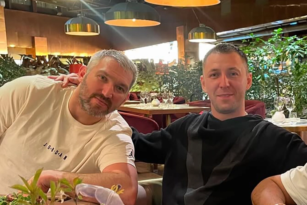 Александр Овечкин и Виталий Фридзон.