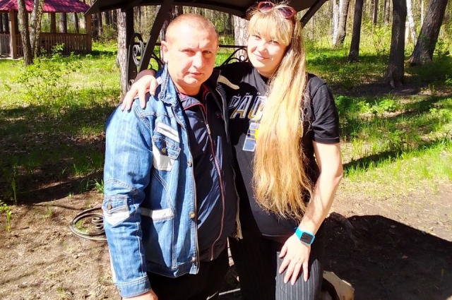 Юлия и Игорь Збантуд в лагере 