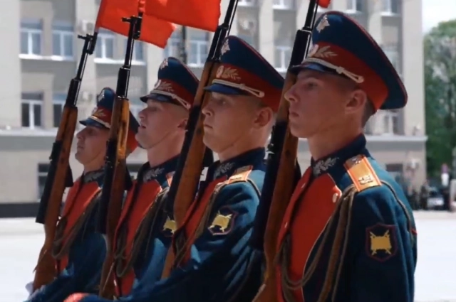 Парад Победы во Владикавказе.