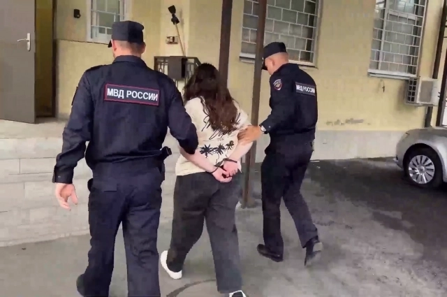 Задержание одной из смертниц.