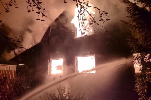 Причины возгорания устанавливаются.