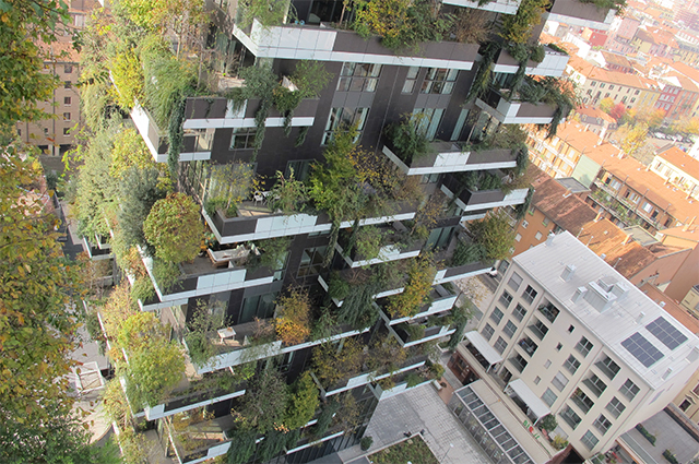 Жилой комплекс «Вертикальный лес» в Милане