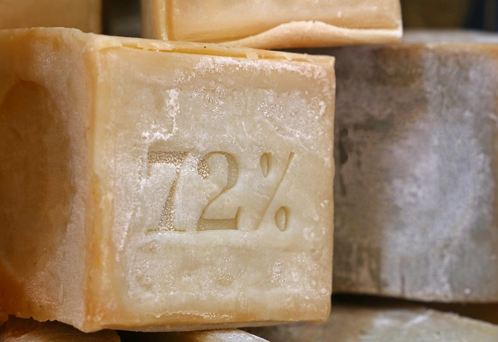 Самым лучшим считается мыло 72%.