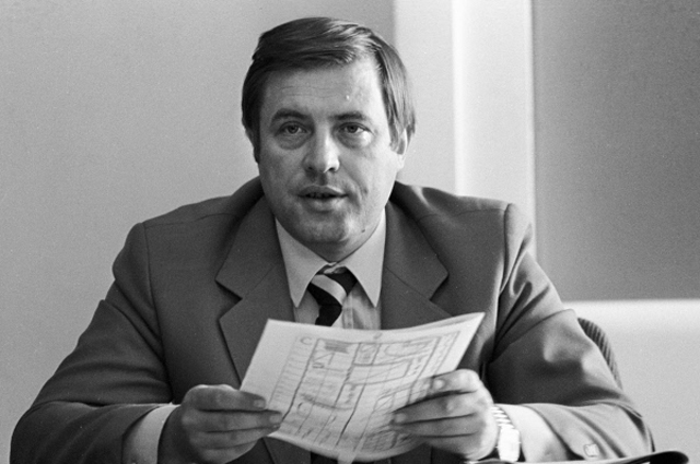 Главный редактор газеты Комсомольская правда Геннадий Селезнёв. 1984 год