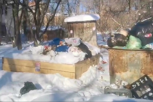 Мусорные горы Хабаровска