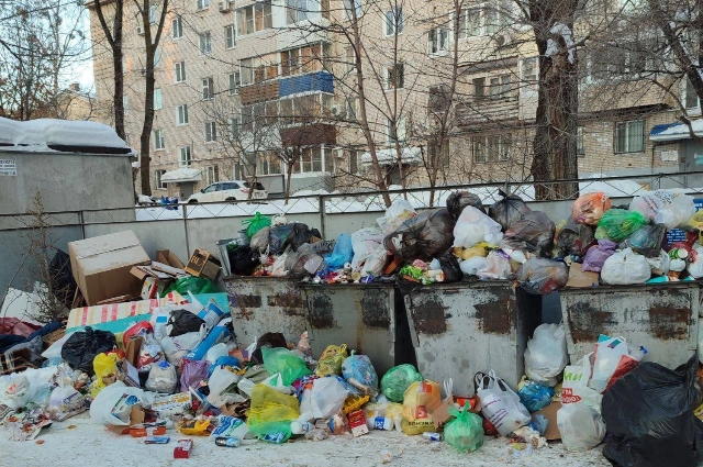 Мусорные горы Хабаровска