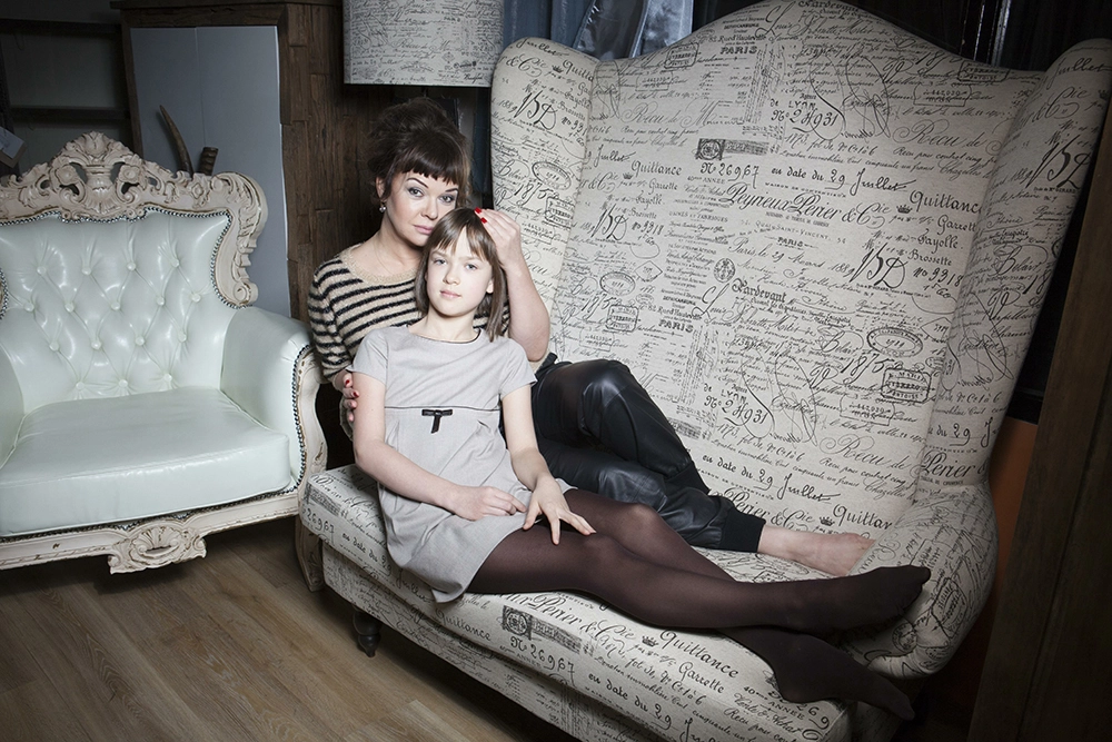 Елена Валюшкина с дочерью Марией.