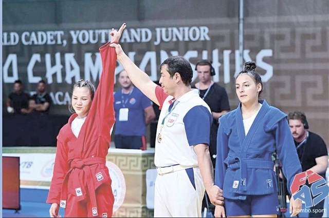 Так Софья Солуянова побеждала на первенстве мира в прошлом году.