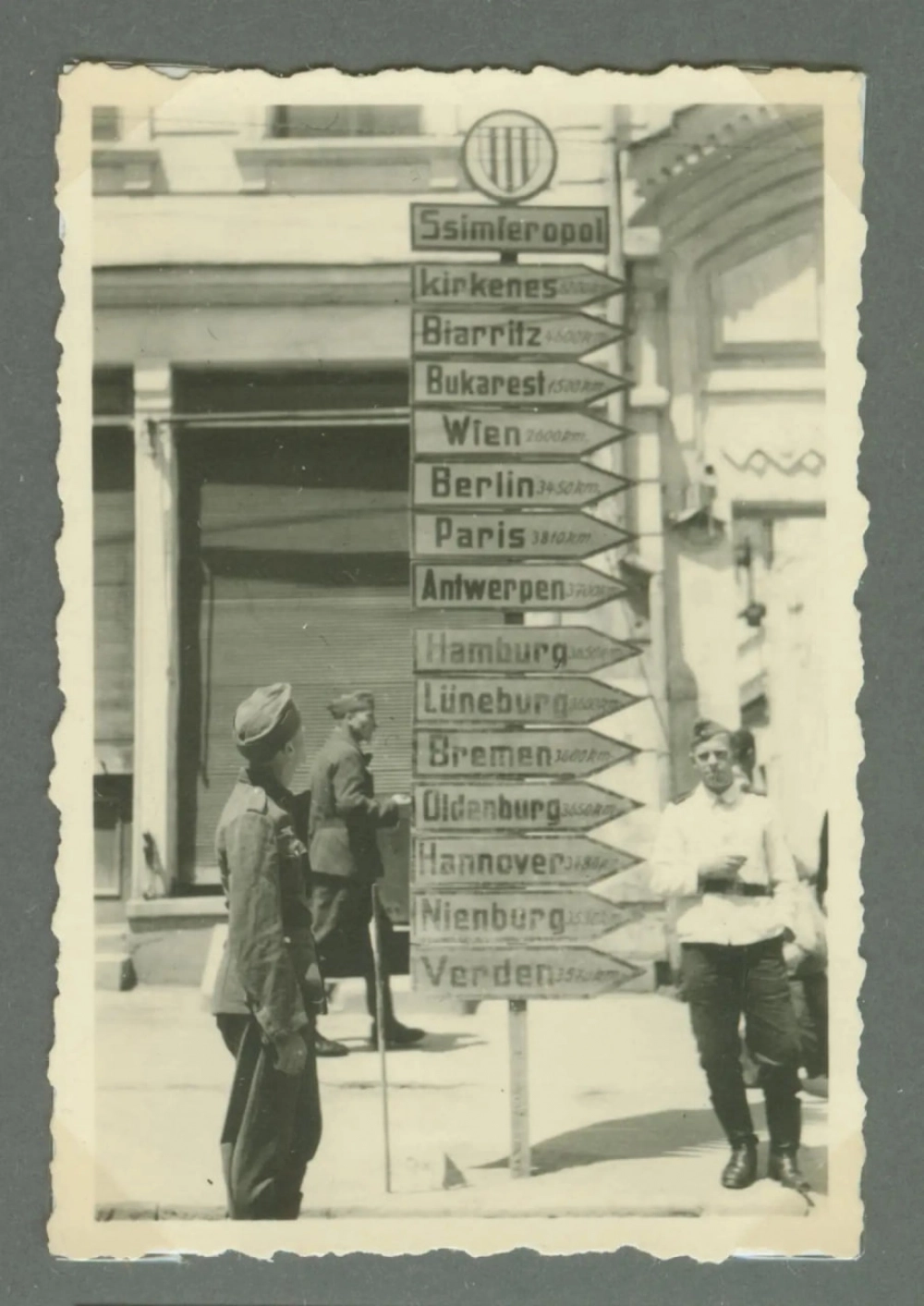  Симферополь, 1942 г., оккупированный Симферополь.