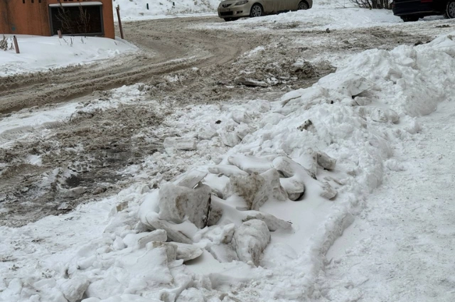 После снегопадов в Екатеринбурге возникли перебои с вывозом мусора