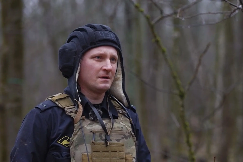 Командир танкового взвода под позывным «Твикс».