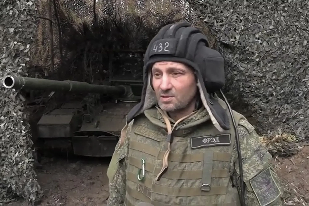 Командир танка под позывным «Фред».