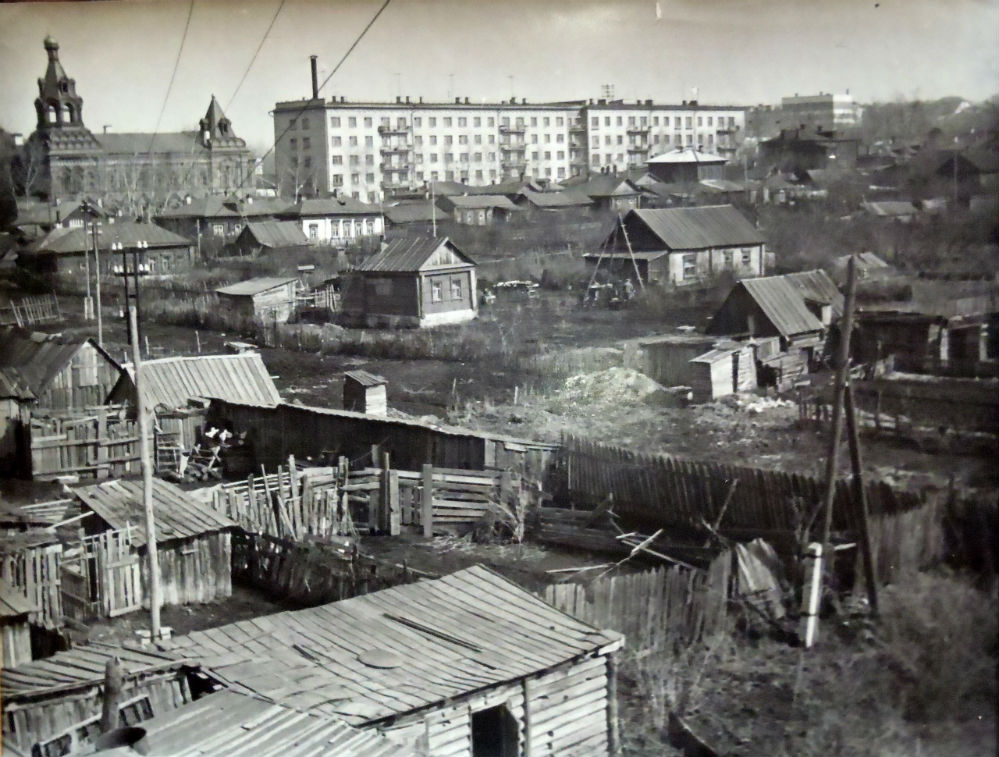 Так в середине 1960-х выглядел район близ улицы Минаева.