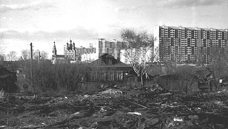 Наступление города на село Тропарёво (1977 год)