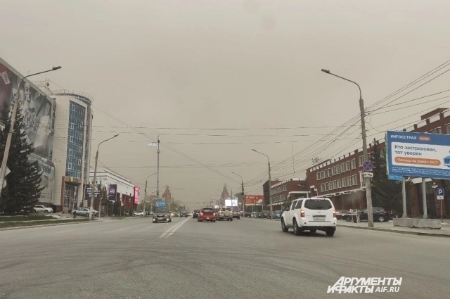 Пыльная буря на дорогах